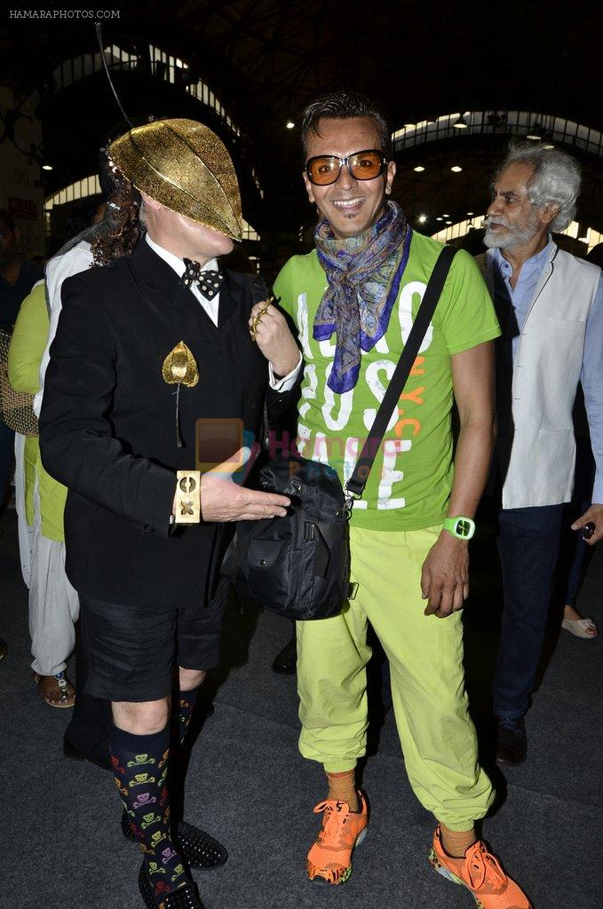 Imam Siddique on Day 4 of Wills Lifestyle India Fashion Week 2013 in Mumbai on 16th March 2013
