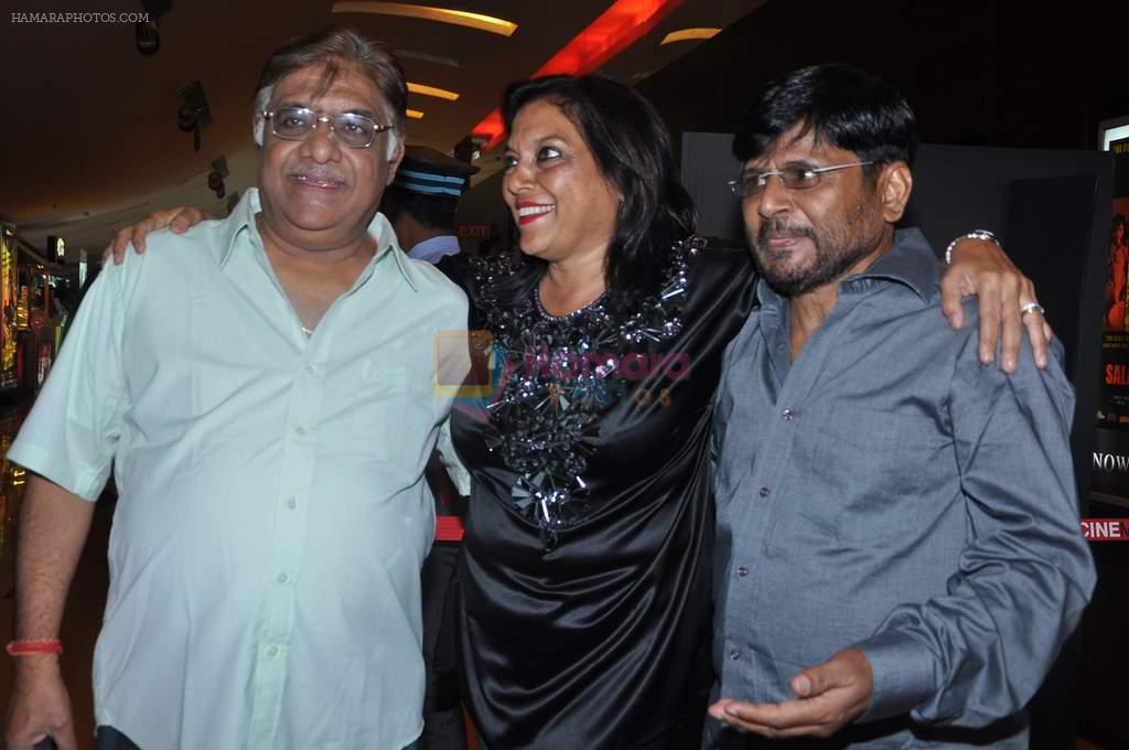 Mira Nair, Raghubir Yadav, Anjan Shrivastav at the premiere of the film Salaam bombay on completion of 25 years of the film in PVR, Mumbai on 16th March 2013
