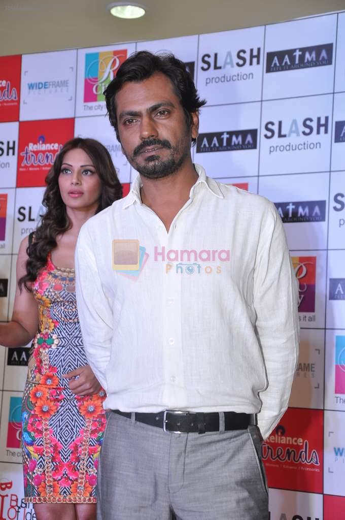 Bipasha Basu and Nawazuddin Siddiqui at Aatma Promotions in R City Mall, Mumbai on 17th March 2013