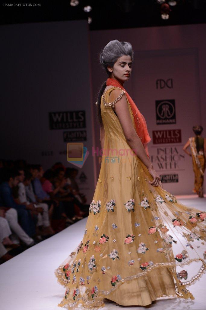Model walks the ramp for Rehane Show at Wills Lifestyle India Fashion Week 2013 Day 5 in Mumbai on 17th March 2013