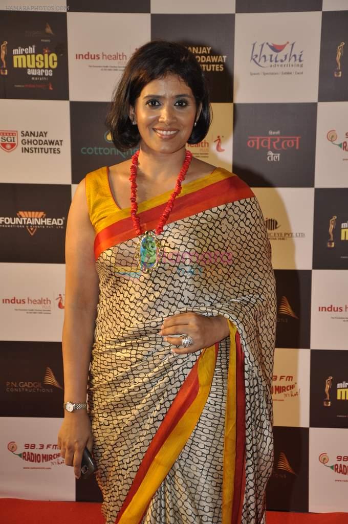Sonali Kulkarni at Mirchi Marathi Music Awards in Mumbai on 18th March 2013