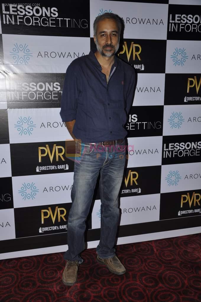Unni Vijayan at the Press conference of film Lessons in Forgetting in PVR, Mumbai on 20th March 2013