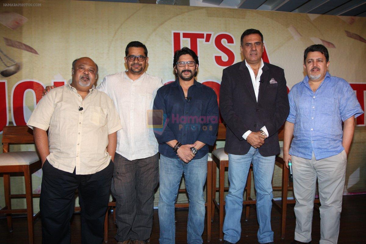 Subhash Kapoor, Saurabh Shukla, Arshad Warsi, Boman Irani, Vijay Singh at Jolly LLB success bash in Escobar, Bandra, Mumbai on 20th March 2013