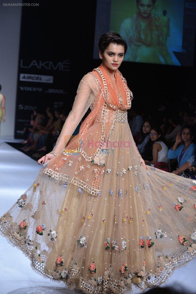 Model walk the ramp for Rehane Show at Lakme Fashion Week 2013 Day 1 in Grand Hyatt, Mumbai on 22nd March 2013