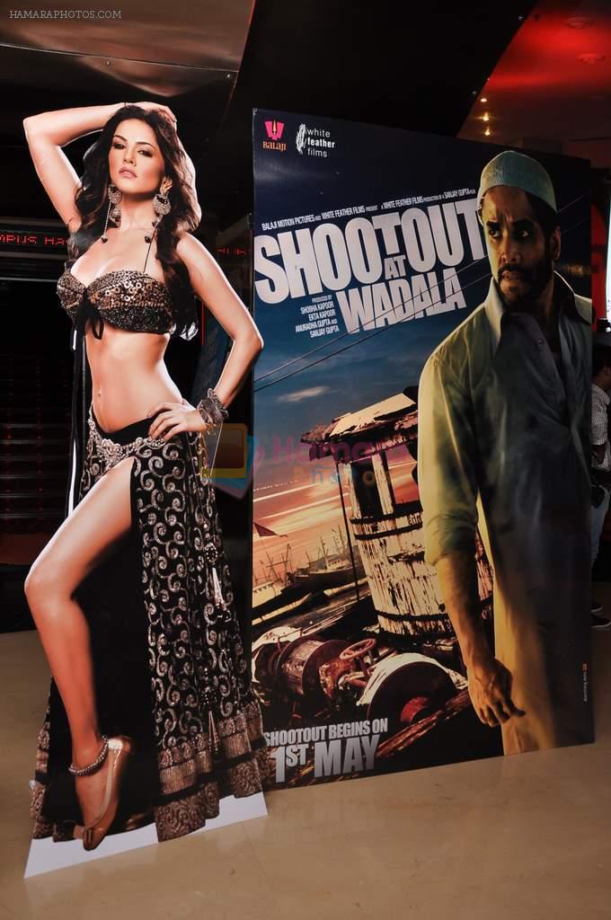 Promotes Shootout at Wadala in PVR, Mumbai on 22nd March 2013