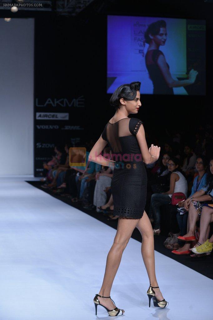 Model walk the ramp for Arpan Vohra Show at Lakme Fashion Week 2013 Day 1 in Grand Hyatt, Mumbai on 22nd March 2013
