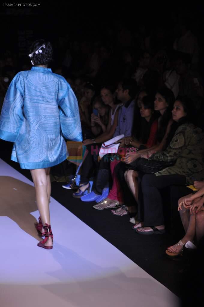 Model walk the ramp for Indian Textile Show at Lakme Fashion Week 2013 Day 4 in Grand Hyatt, Mumbai on 25th March 2013