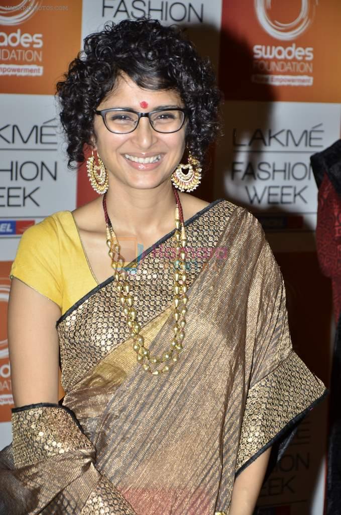 Kiran Rao at Vikram Phadnis Show at Lakme Fashion Week 2013 Day 4 in Grand Hyatt, Mumbai on 25th March 2013