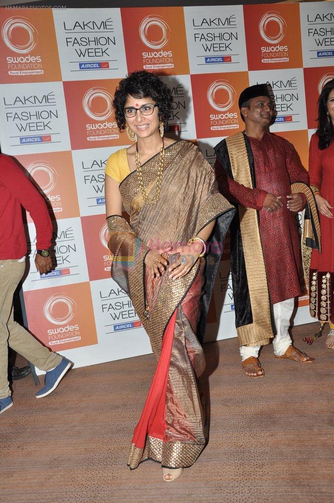 Kiran Rao at Vikram Phadnis Show at Lakme Fashion Week 2013 Day 4 in Grand Hyatt, Mumbai on 25th March 2013