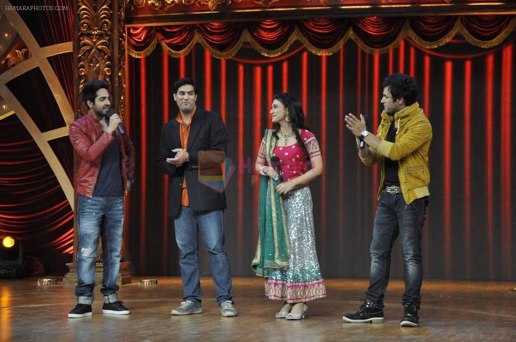 Ayushman Khurana, Kunal Roy Kapoor, Ragini Khanna, Ritwik Dhanjani On Location of Sabse Bada Dramebaaz in Famous, Mumbai on 26th March 2013