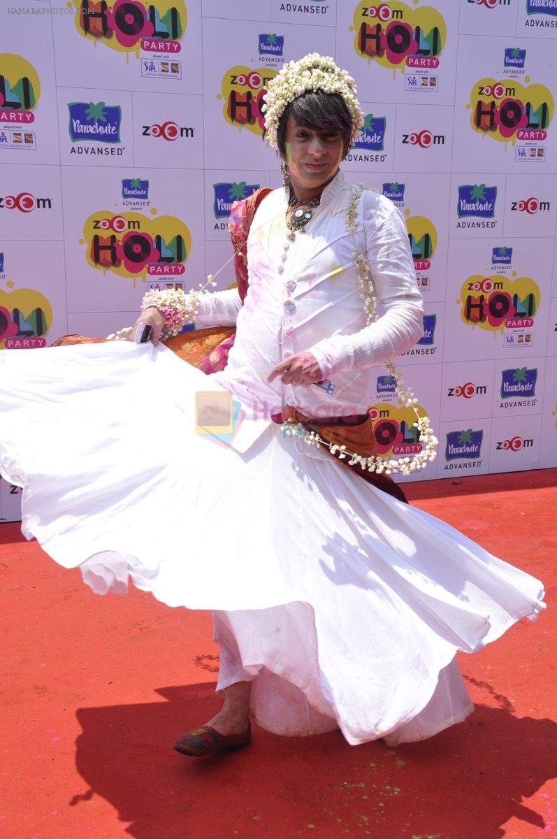 Rohit Verma at zoom holi bash in Mumbai on 27th March 2013