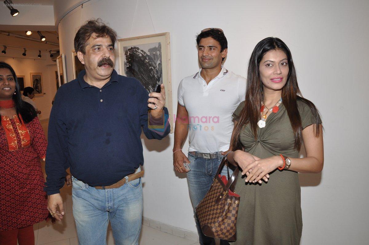 Payal Rohatgi, Sangram Singh at an Art Exhibition in Mumbai on 28th March 2013