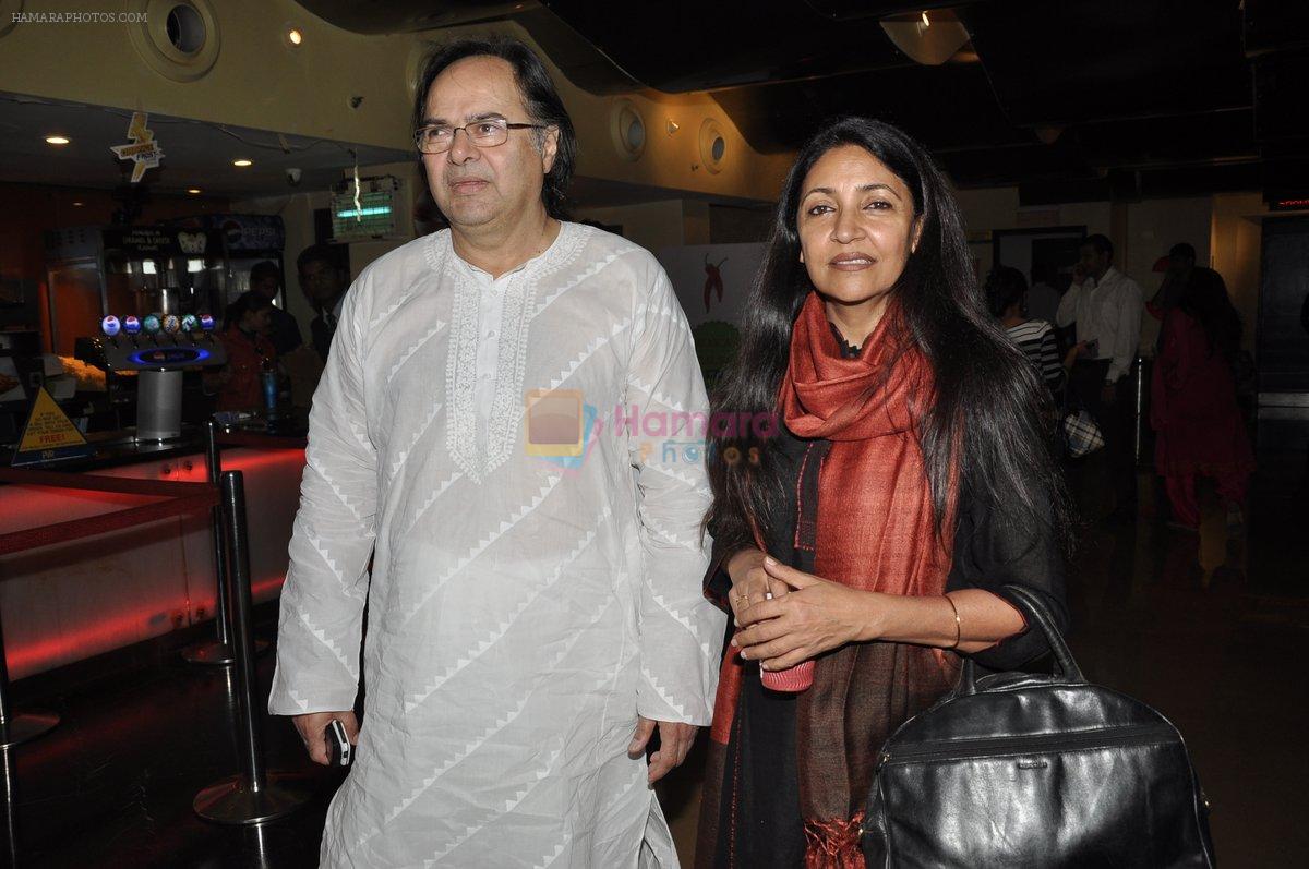 Deepti Farooque, Farooque Sheikh at the Special screening of Chashme Baddoor in PVR, Juhu, Mumbai on 29th March 2013