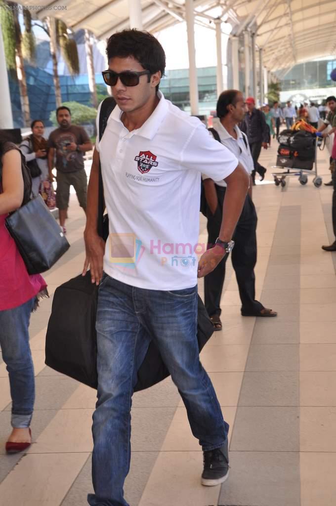 leave for charity match in Delhi Airport on 30th March 2013