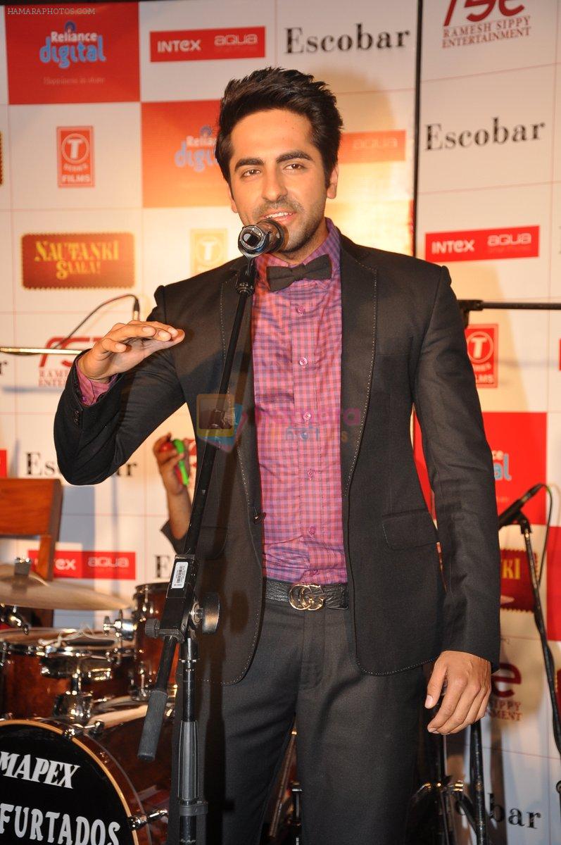 Ayushman Khurana at Nautanki Saala Music Success Bash in Escobar, Bandra, Mumbai on 1st April 2013