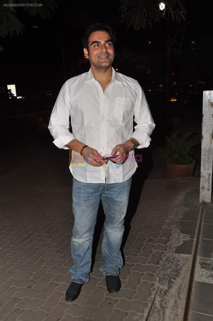 Arbaaz Khan at Sanjay and Maheep Kapoor's private dinner in Juhu, Mumbai on 2nd April 2013