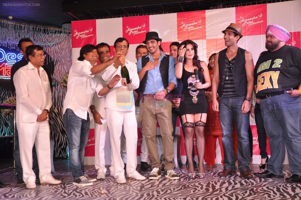 Ameesha Patel, Zayed Khan, Abbas Mastan at Amessha Patel's production house launches new film ventures in Mumbai on 2nd April 2013