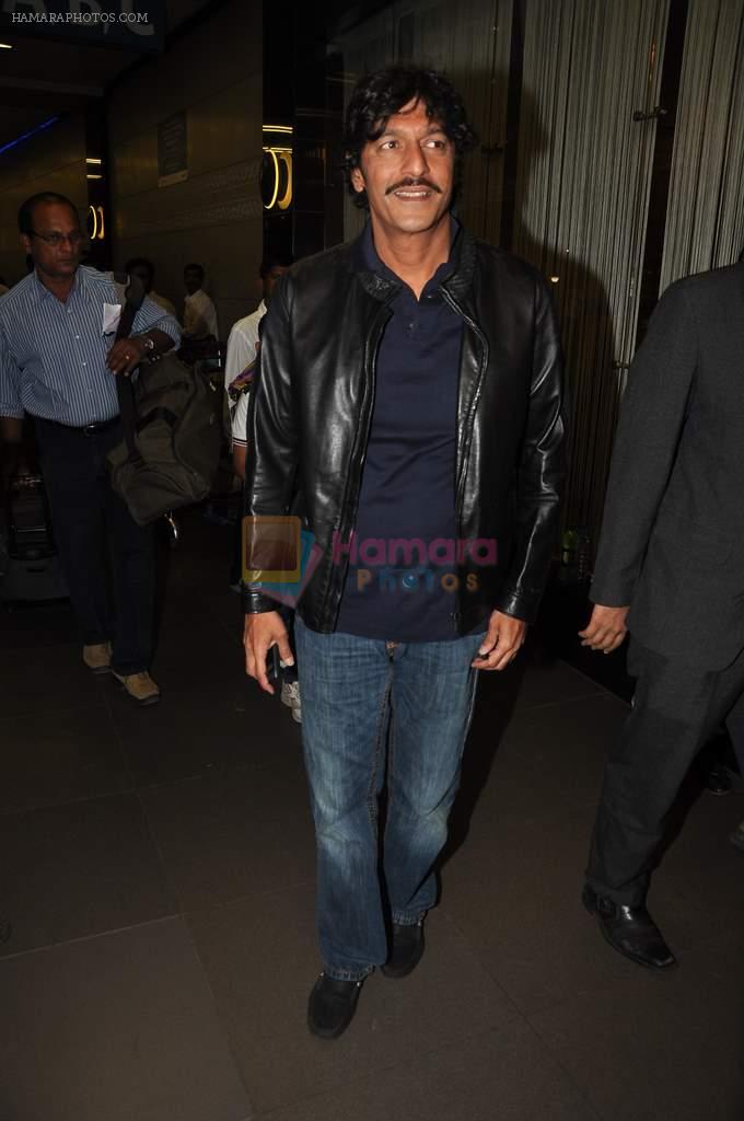 Chunky Pandey leave for TOIFA DAY 2 in Mumbai on 2nd April 2013