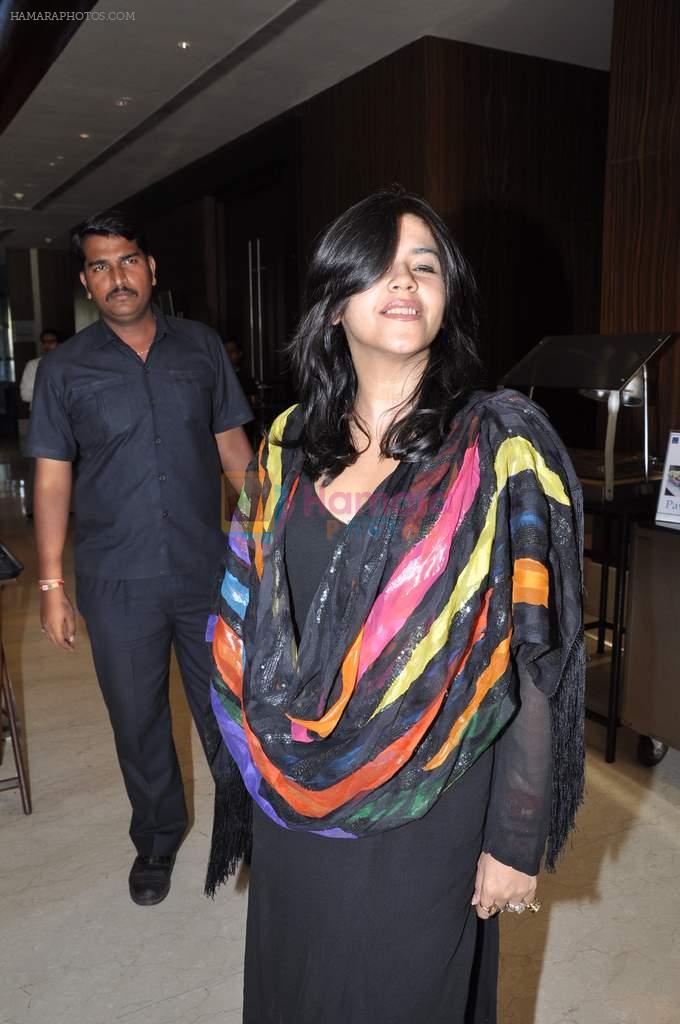 Ekta Kapoor at the Promotion of Ek Thi Daayan at Fever 104 FM in Novotel, Mumbai on 3rd April 2013