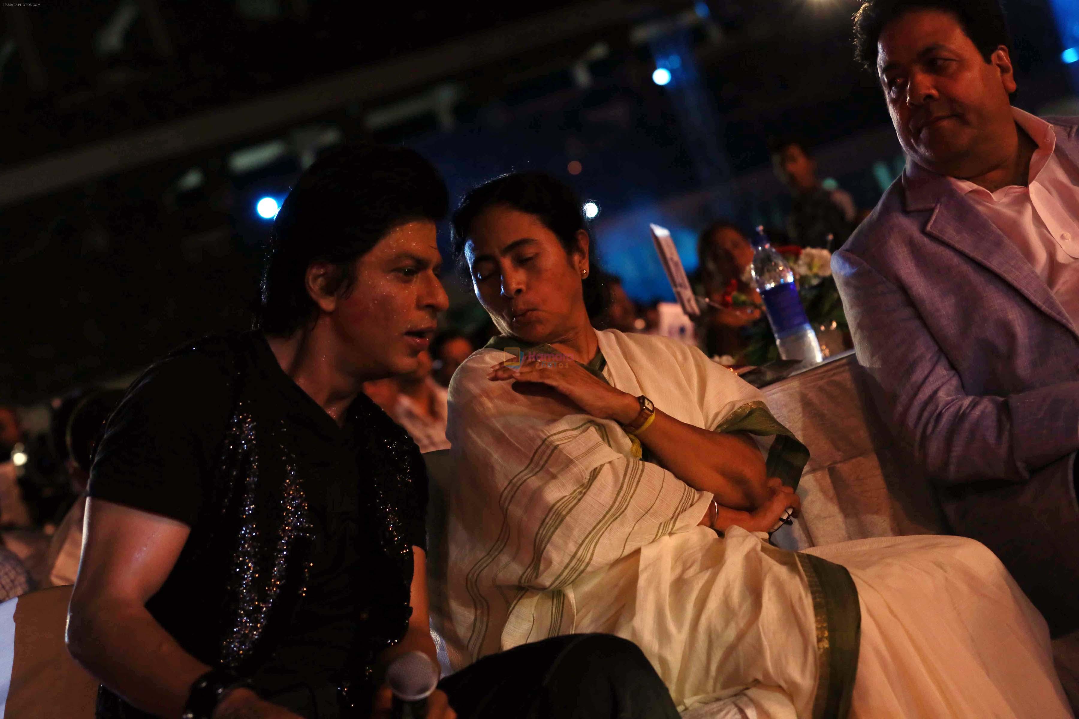 SRK, MAMTA BANERJEE AND RAJEEV SHUKLA
