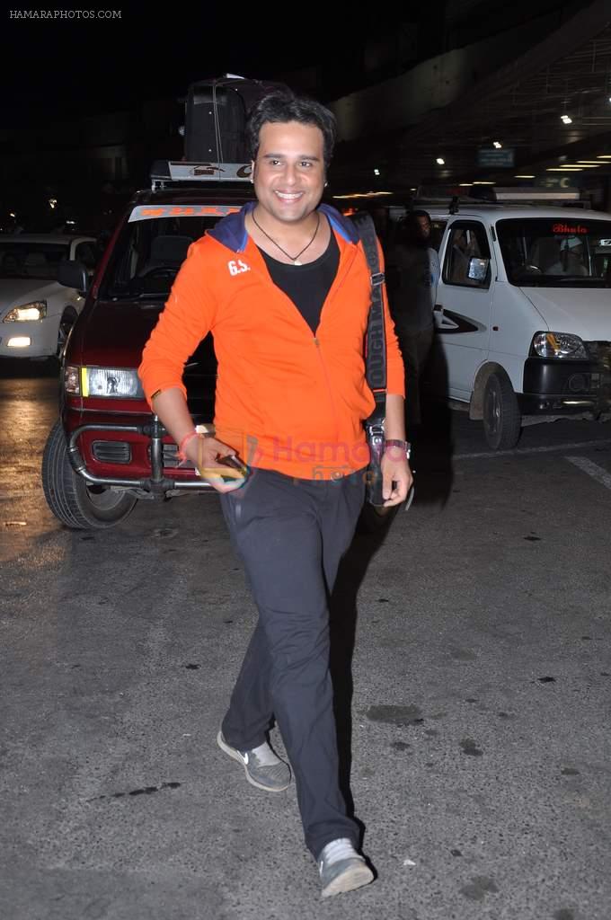 Krishna Abhishek leave for TOIFA Day 3 in Mumbai Airport on 3rd April 2013