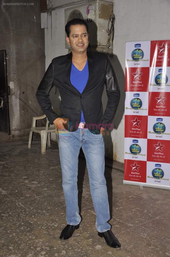 Rahul Mahajan on the sets of Nach Baliye Shrimaan & Shrimati in Filmistan, Mumbai on 3rd April 2013