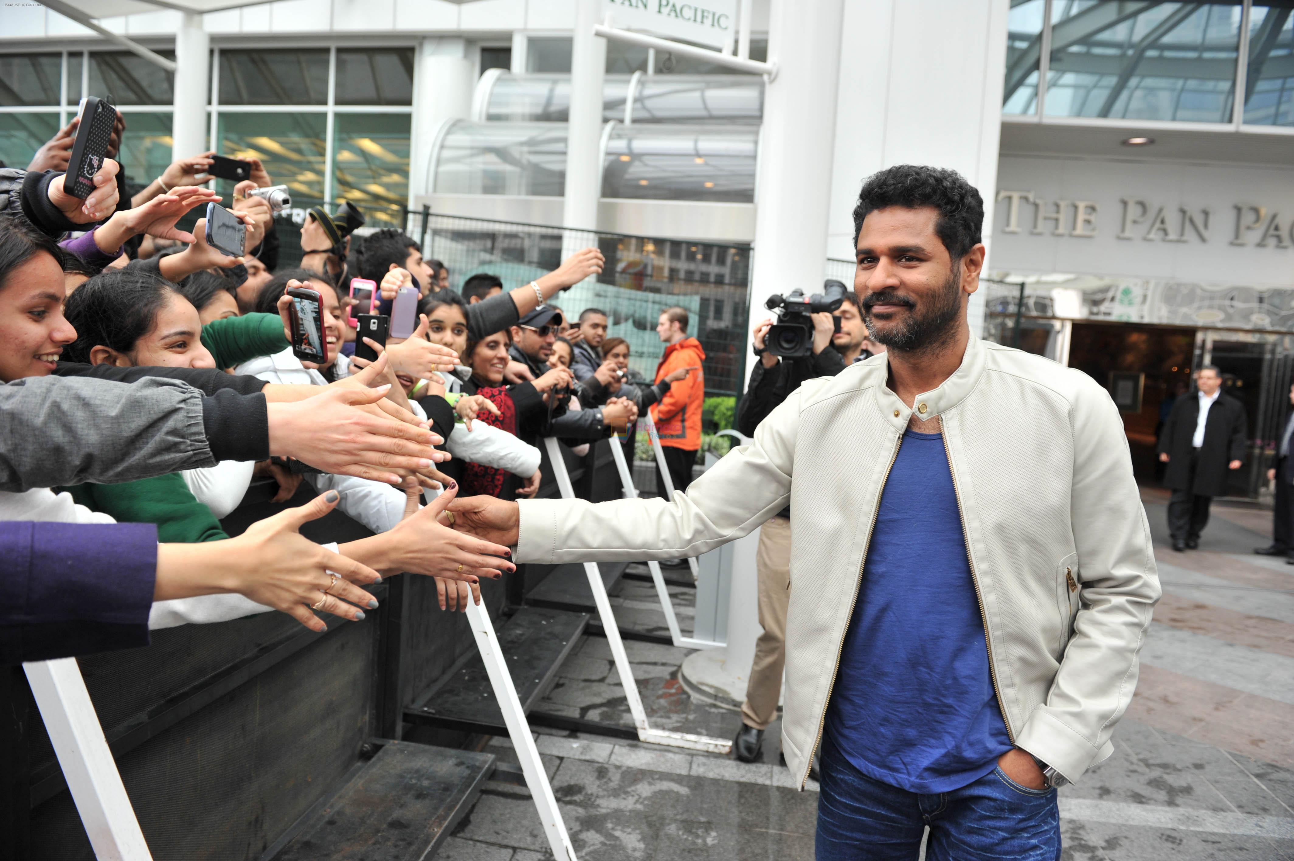 Prabhudeva arrive in Vancouver for TOIFA 2013 on 4th April 2013