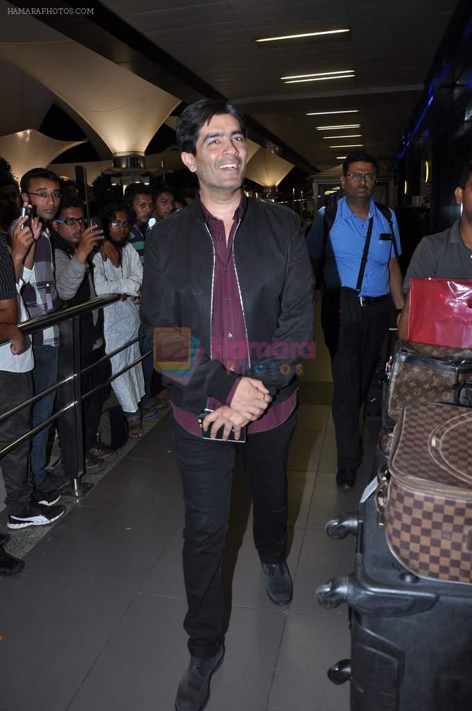 Manish Malhotra arrive from TOIFA 2013 in Mumbai on 8th April 2013