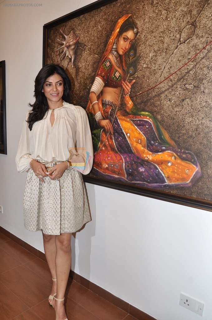 Sushmita Sen at Gautam patole art event in Nehru Centre, Mumbai on 9th April 2013