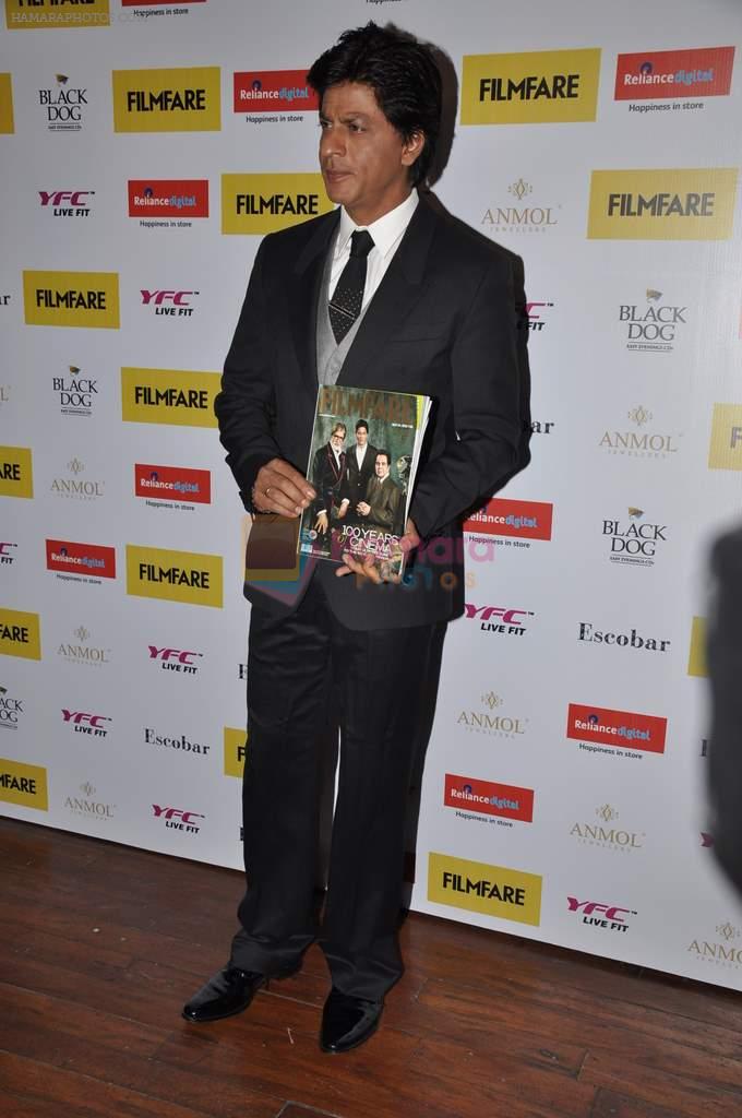 Shahrukh Khan at Filmfare 100 years of Cinema issue launch in Escobar, Mumbai on 10th April 2013