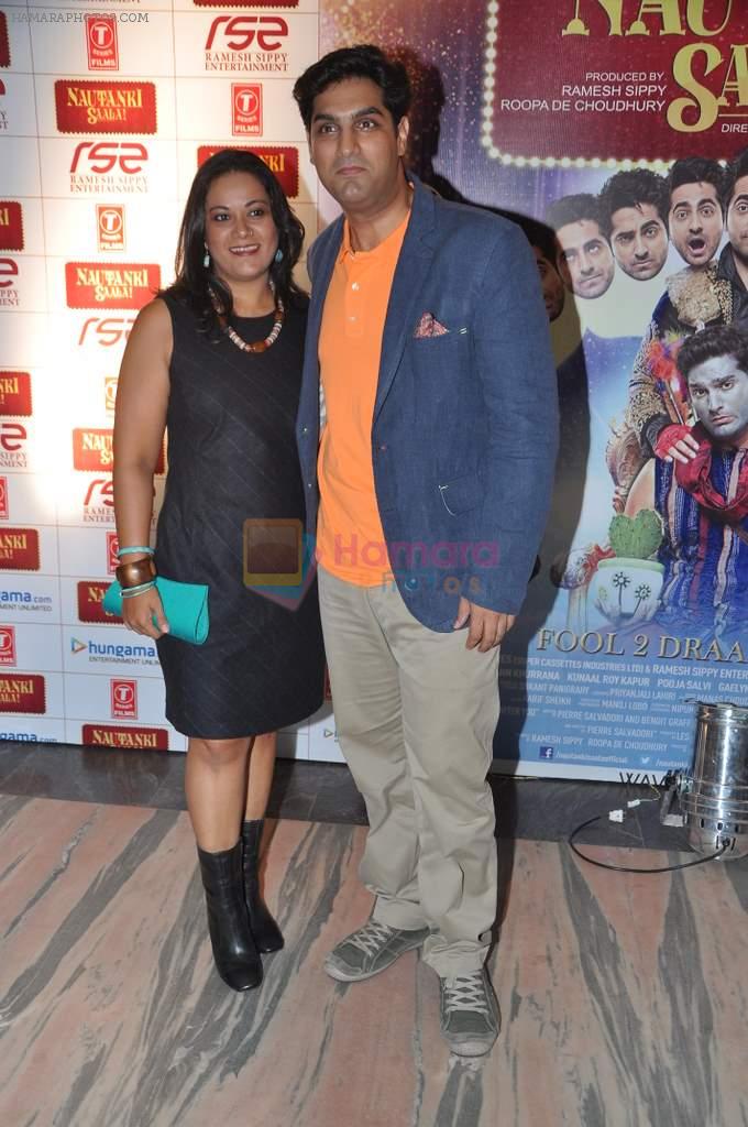 Kunaal Roy Kapur at Nautanki Saala screening in Liberty Cinema, Mumbai on 11th April 2013