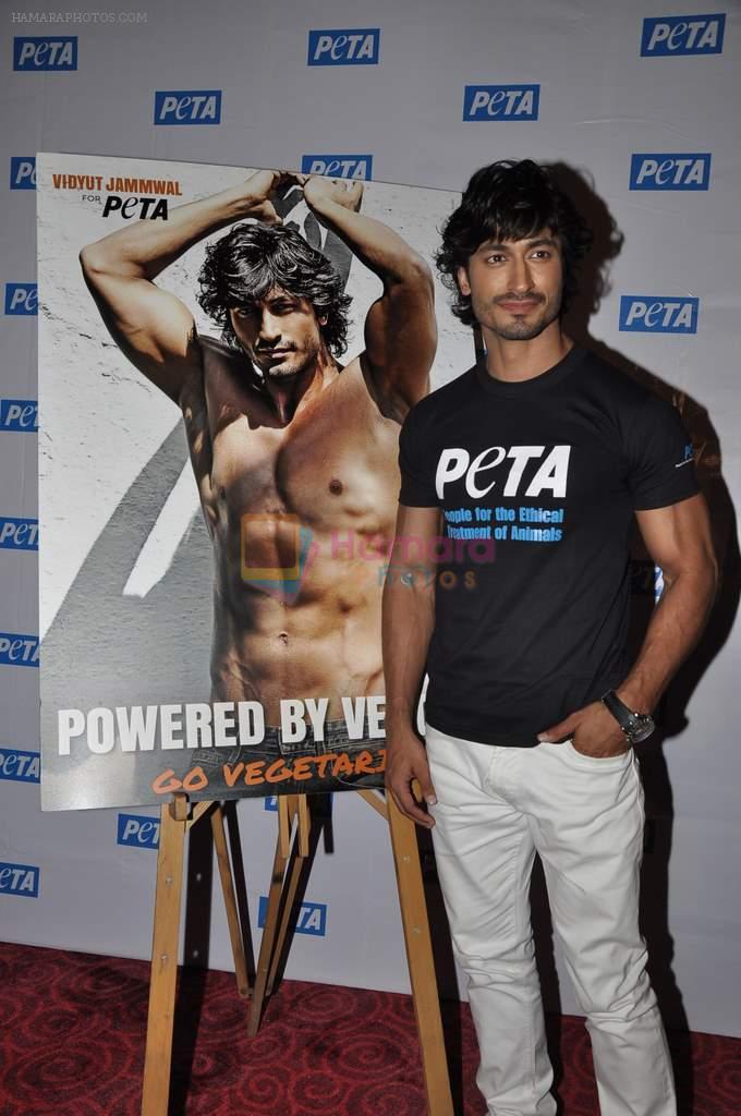 Vidyut Jamwal unveiled new ad for PETA in PVR, Mumbai on 11th April 2013