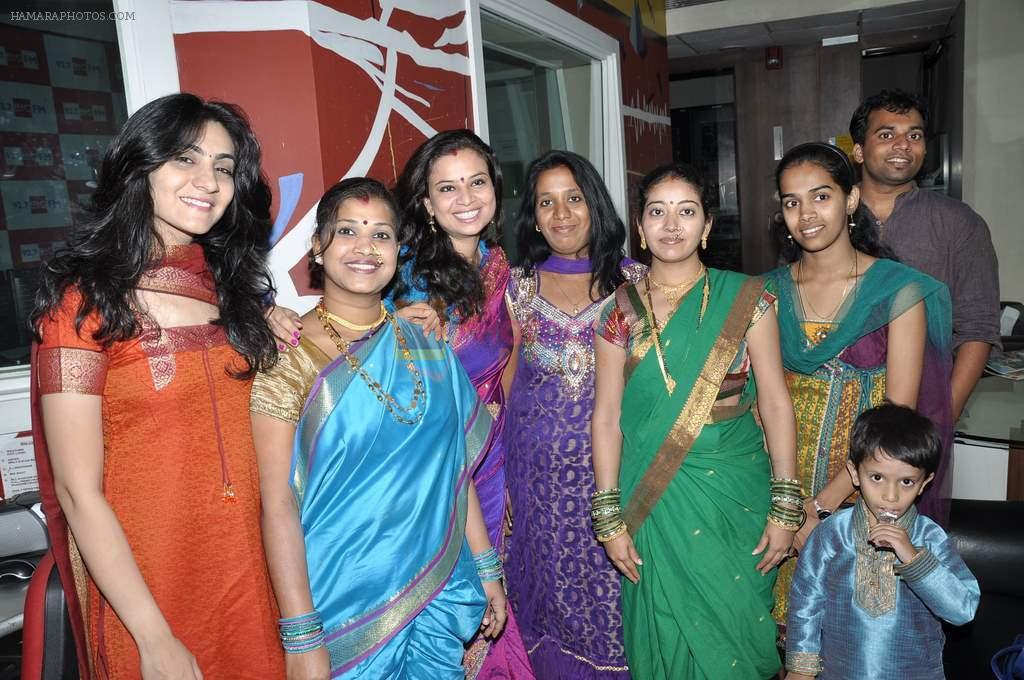 Isha Koppikar celebrates Gudi Padwa in Big FM on 11th April 2013