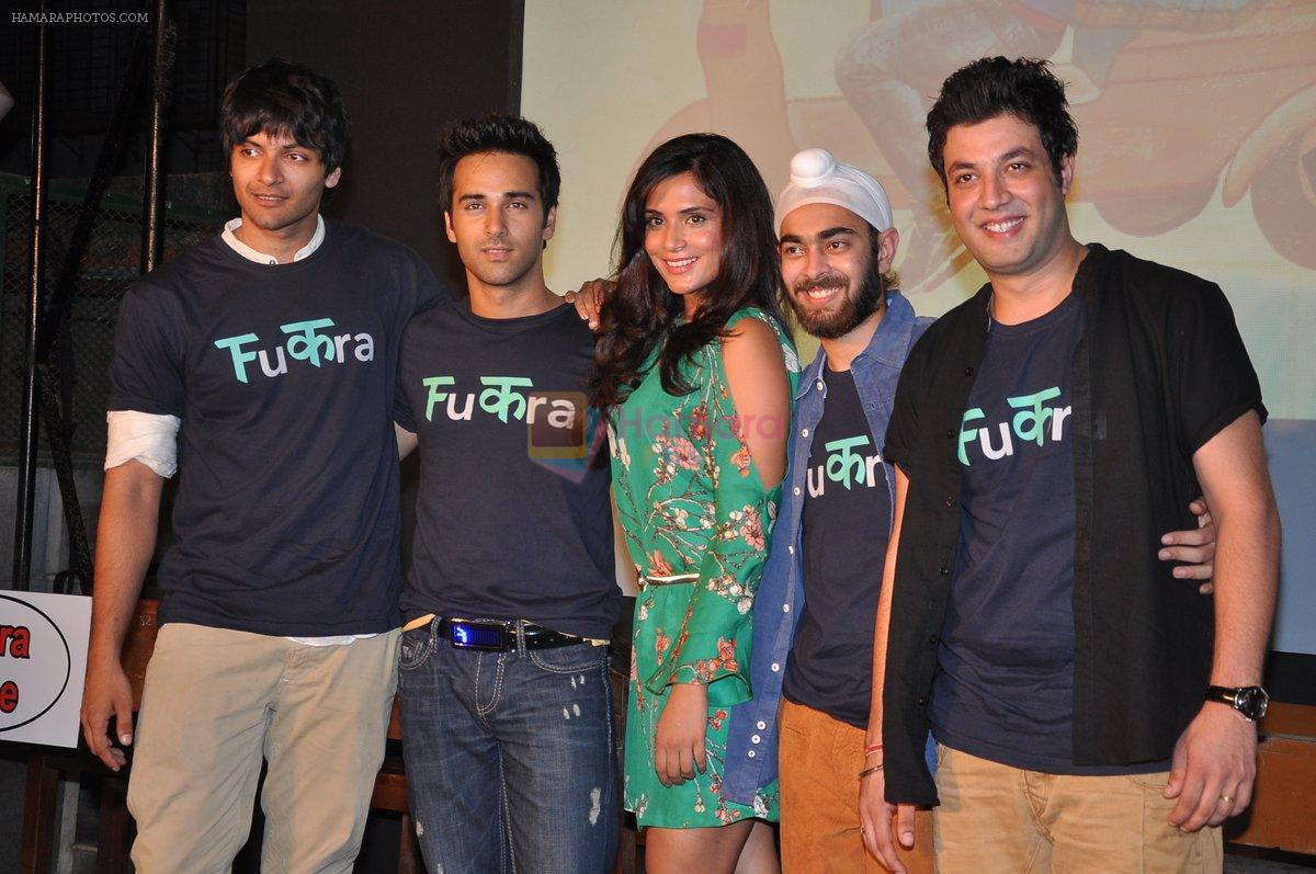 Richa Chadda Unveil Fukrey first look in Jai Hind, Mumbai on 12th April 2013