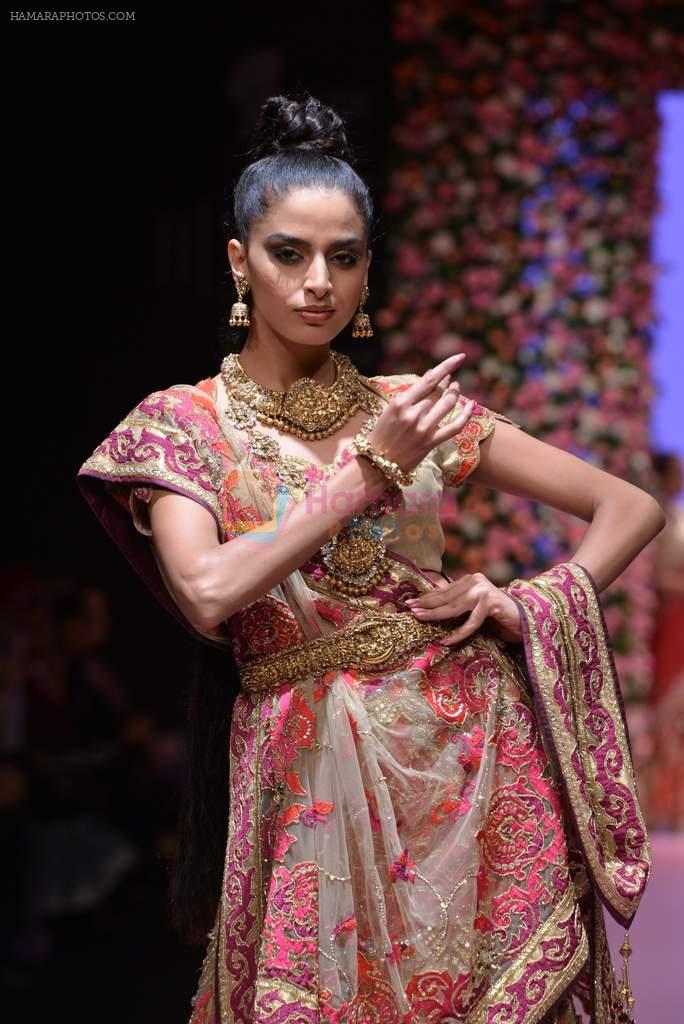 Model walk the ramp for PC Jewellers Show at IIJW Delhi day 2 on 13th April 2013