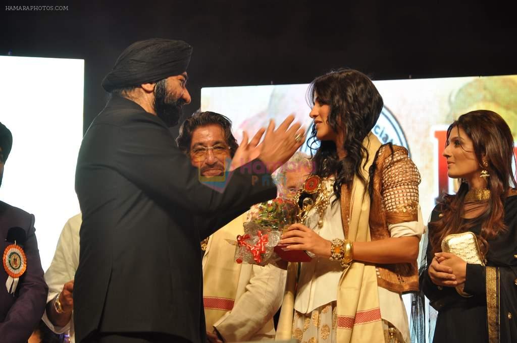 Neha Dhupia at Baisakhi Celebration co-hosted by G S Bawa and Punjab Association Of India in Mumbai on 13th April 2013