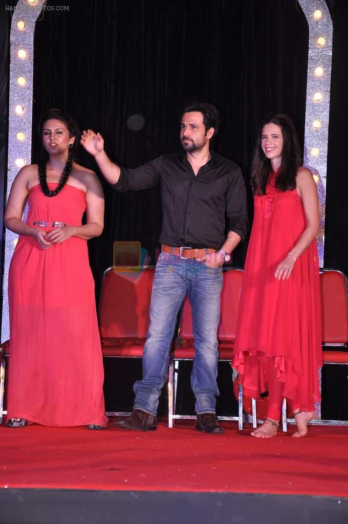 Huma Qureshi, Emraan Hashmi, Kalki Koechlin at Ek Thi Daayan promotions in Ghatkopar, Mumbai on 14th April 2013
