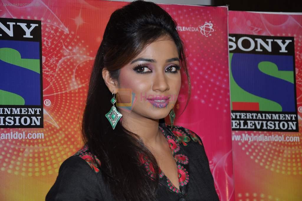 Shreya Ghoshal at Indian Idol Juniors press conference in Malad, Mumbai on 15th April 2013