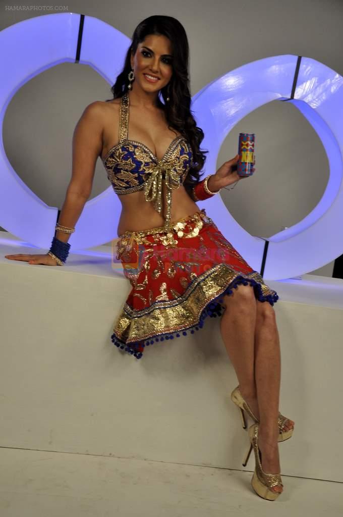 Sunny Leone at the shoot of Sachiin J Joshi's XXX Energy Drink by Viiking Ventures in Filmistan, Mumbai on 15th April 2013