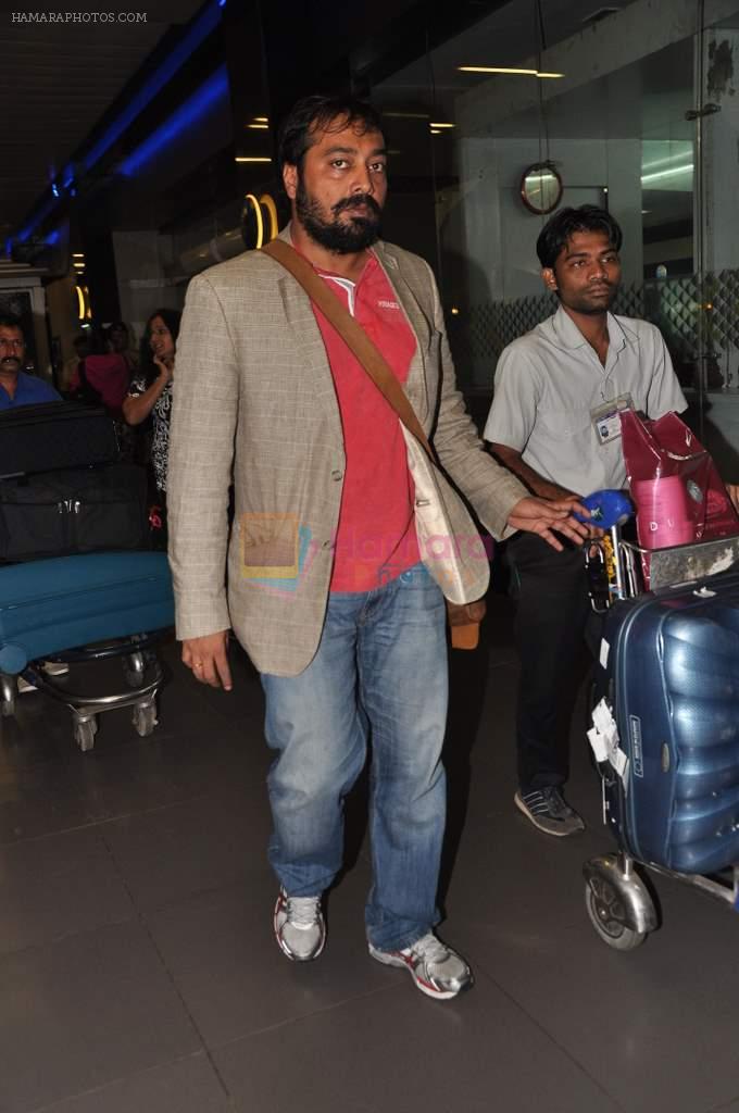 Anurag Kashyap snapped at airport in Mumbai on 16th April 2013