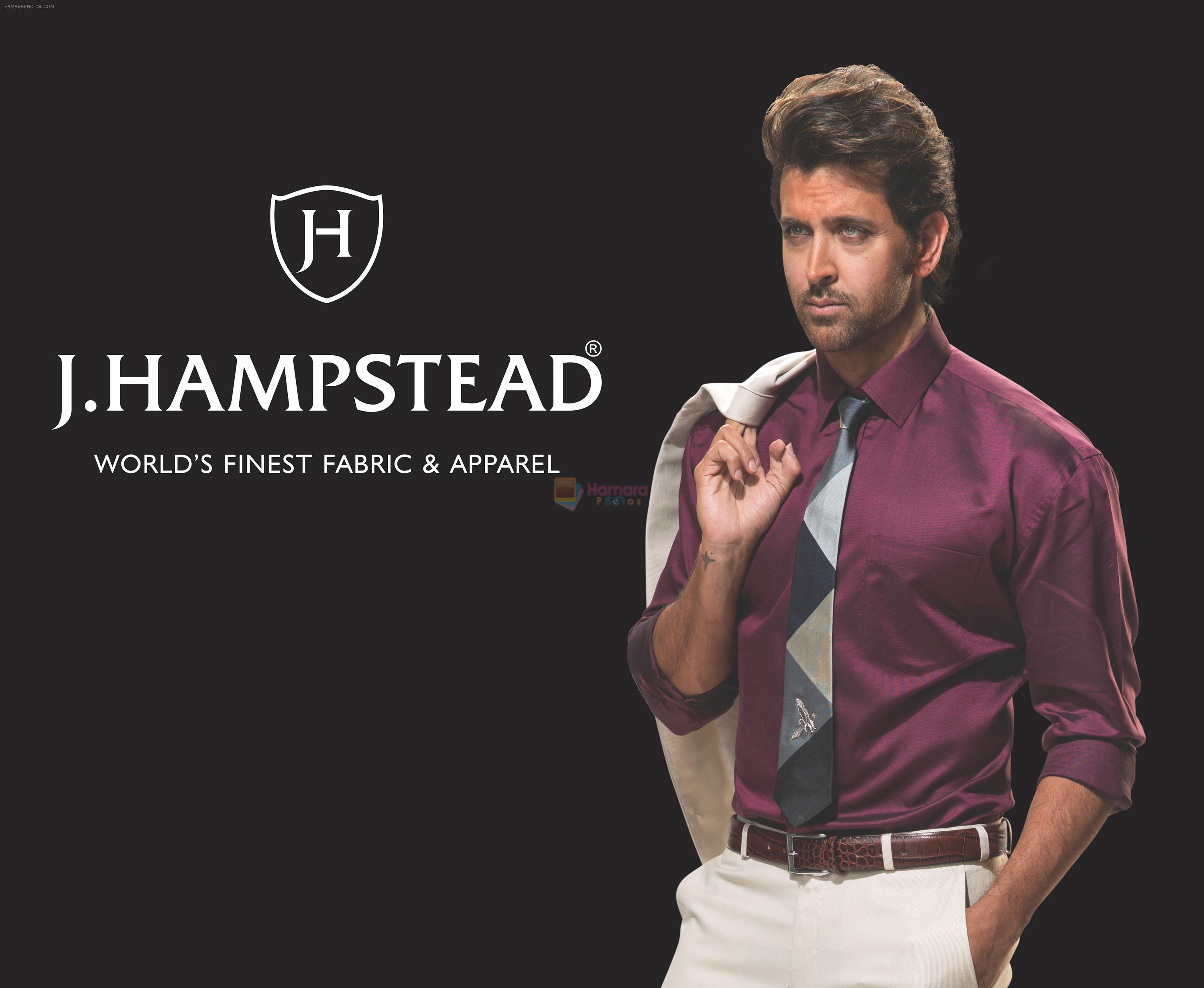 Hrithik Roshan as Brand Ambassador for J Hampstead