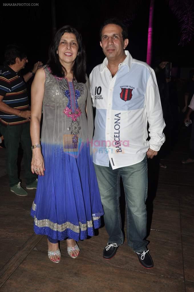 Parvez Damania at Poonam Dhillon's birthday bash and production house launch with Rohit Verma fashion show in Mumbai on 17th April 2013