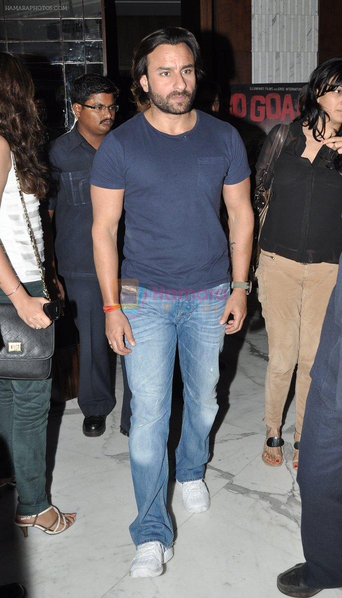 Saif Ali Khan at the Music Launch of Go Goa Gone in Enigma, Juhu, Mumbai on 18th April 2013
