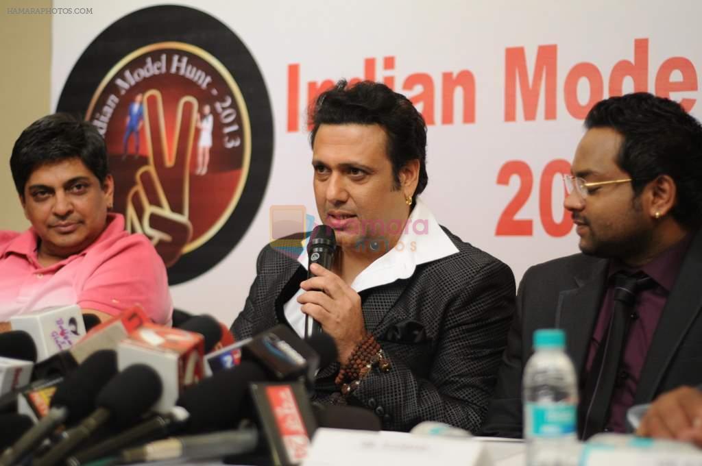 Govinda judge the reality show Indian Model Hunt 2013 in Mumbai on 19th April 2013