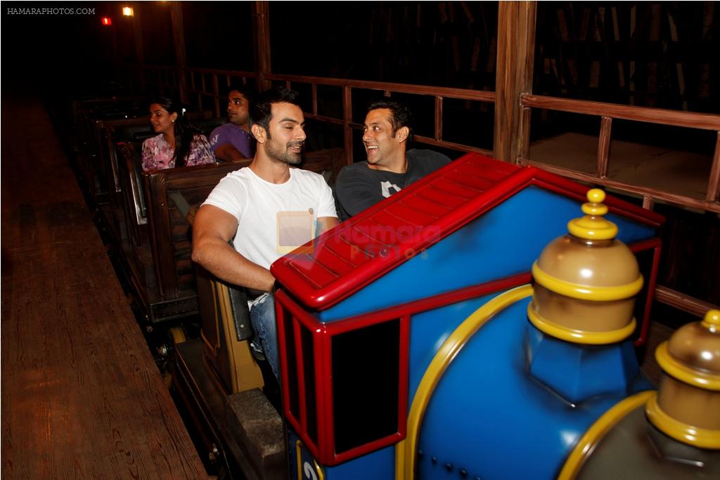 Salman Khan visited India's first entertainment theme park - ADLABS IMAGICA on 16th April 2013