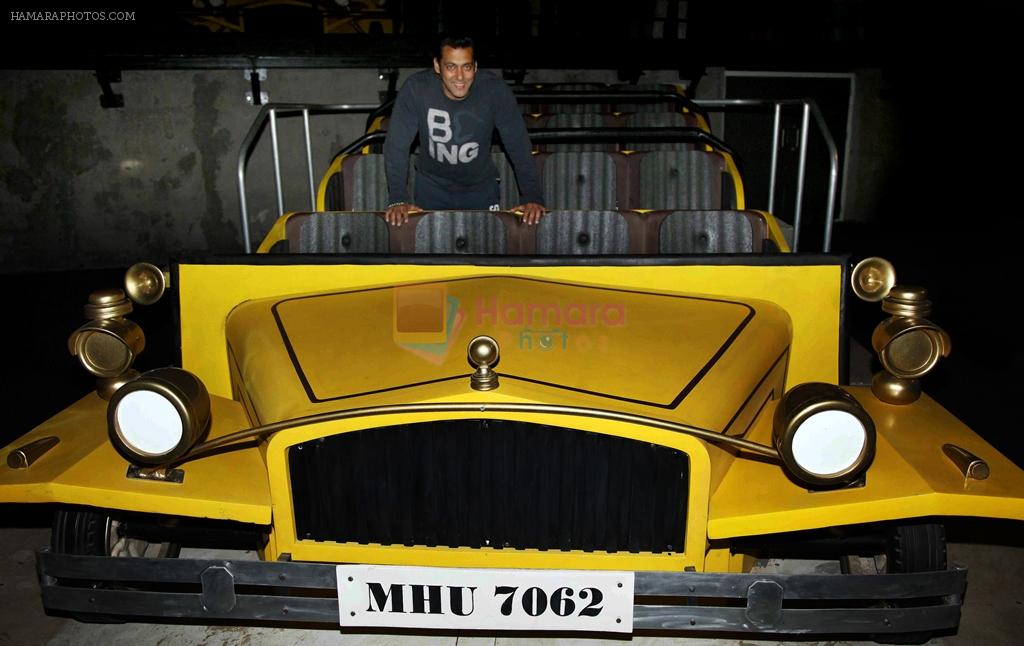 Salman Khan visited India's first entertainment theme park - ADLABS IMAGICA on 16th April 2013