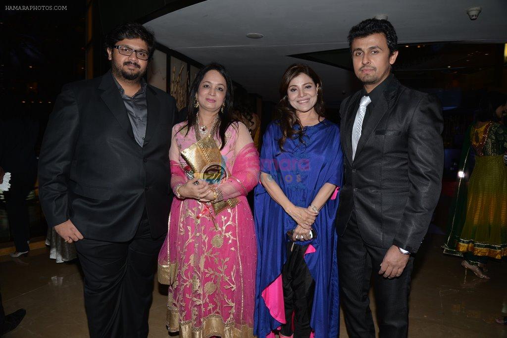 Sonu Nigam at Sahara Pariwar hosts bash in honour of Sridevi for winning Padma Bhushan in Mumbai on 23rd April 2013
