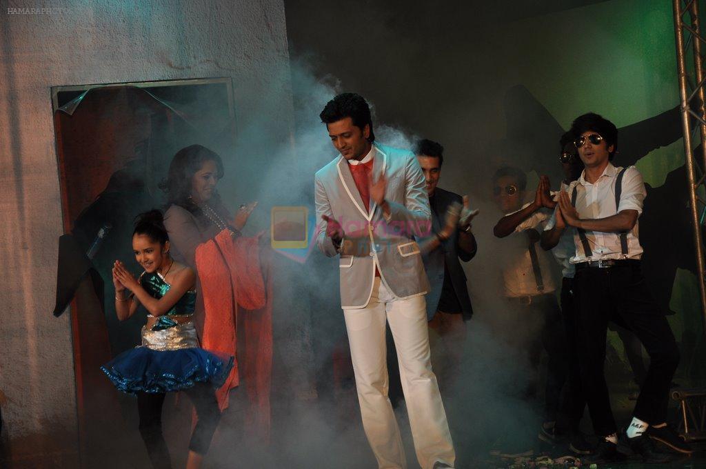 Ritesh Deshmukh promotes India's Dancing Superstar show for Star Plus in Rangsharda, Mumbai on 23rd April 2013