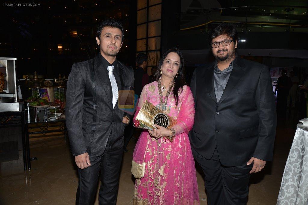 Sonu Nigam at Sahara Pariwar hosts bash in honour of Sridevi for winning Padma Bhushan in Mumbai on 23rd April 2013
