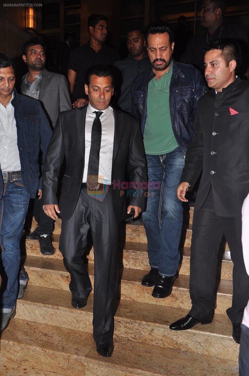 Salman Khan at Jai Maharashtra channel Launch in Grand Hyatt, Mumbai on 27th April 2013